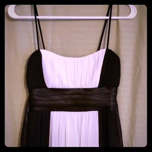 Prom dress black & white